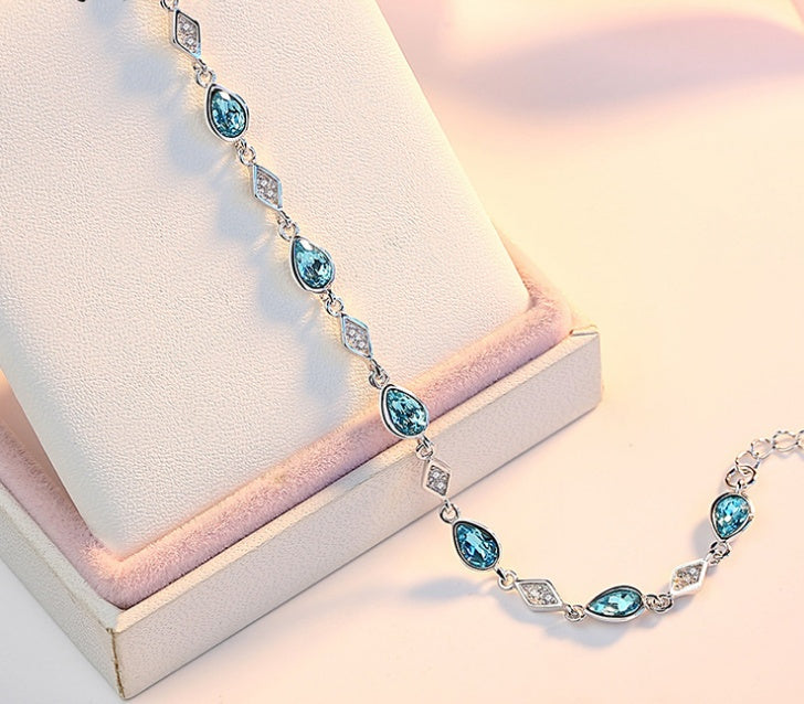 Bracciale Cristallo Blu