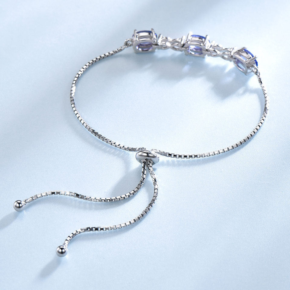 Bracciale Triplice Tanzanite