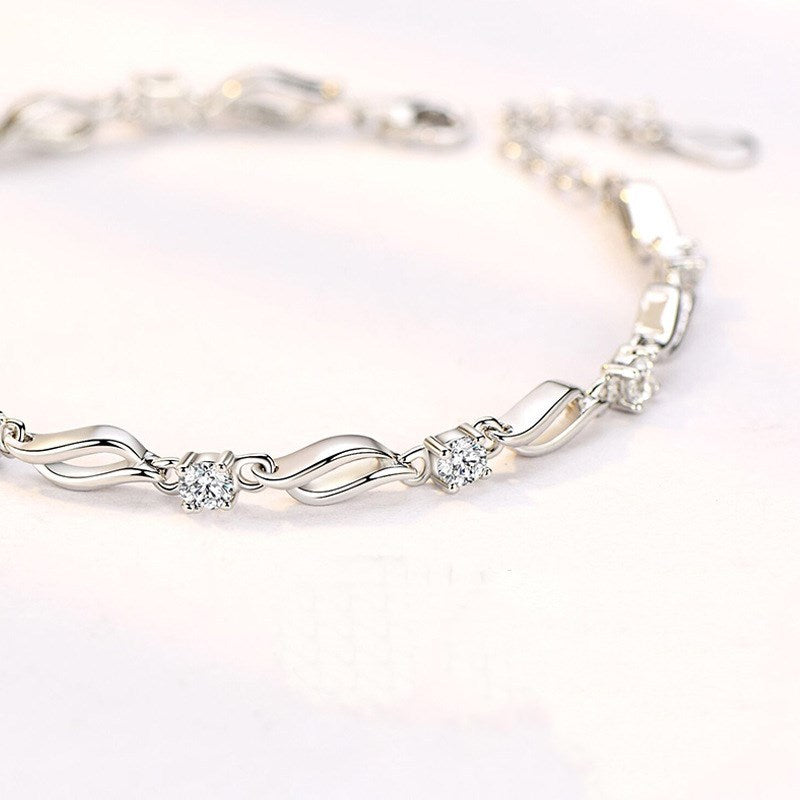 Bracciale Argento con Zirconi