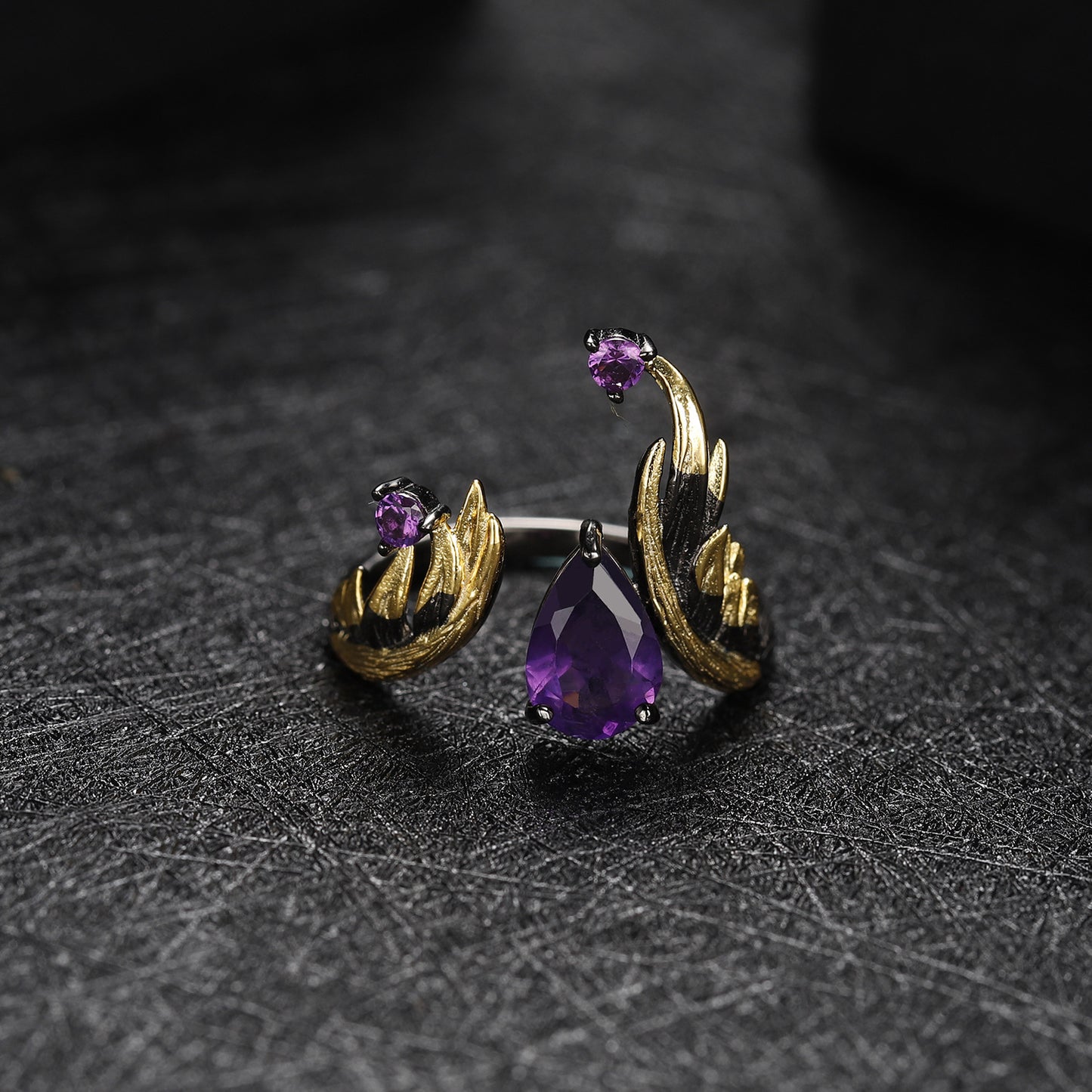 Anello Feather Amethyst