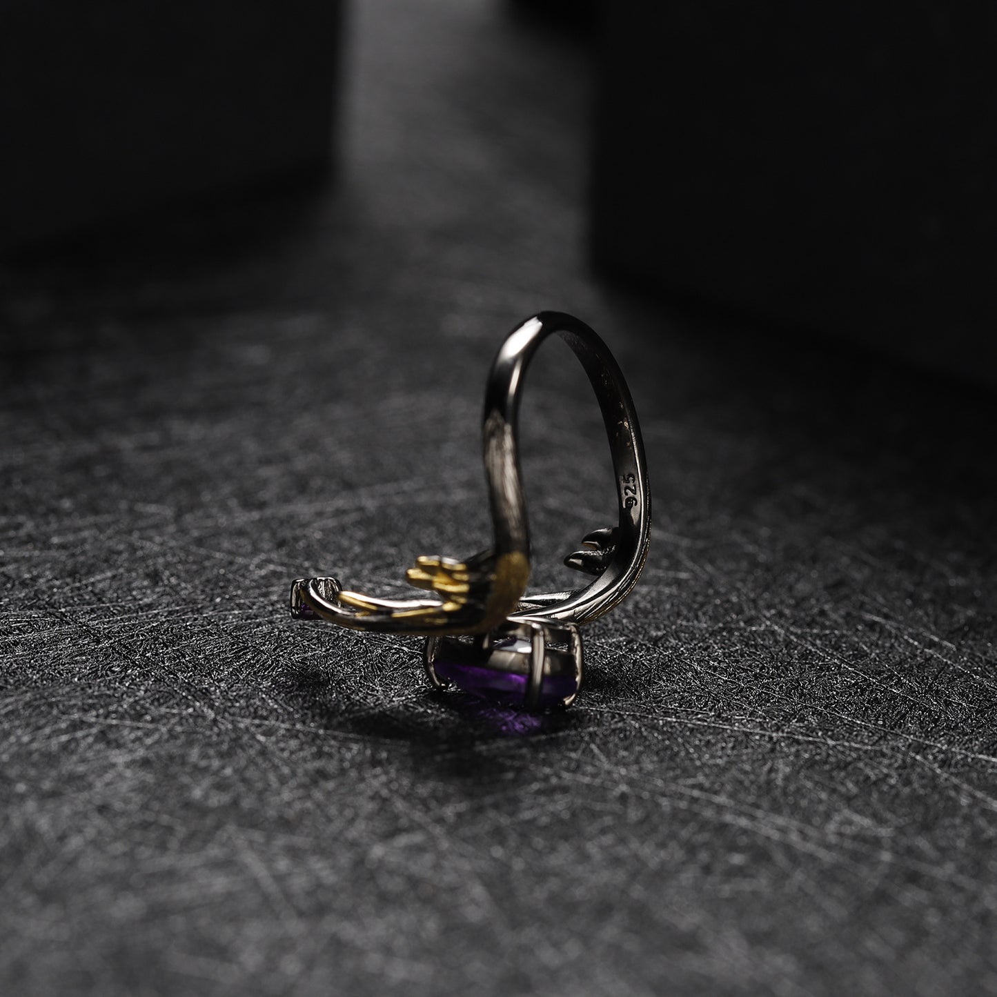 Anello Feather Amethyst