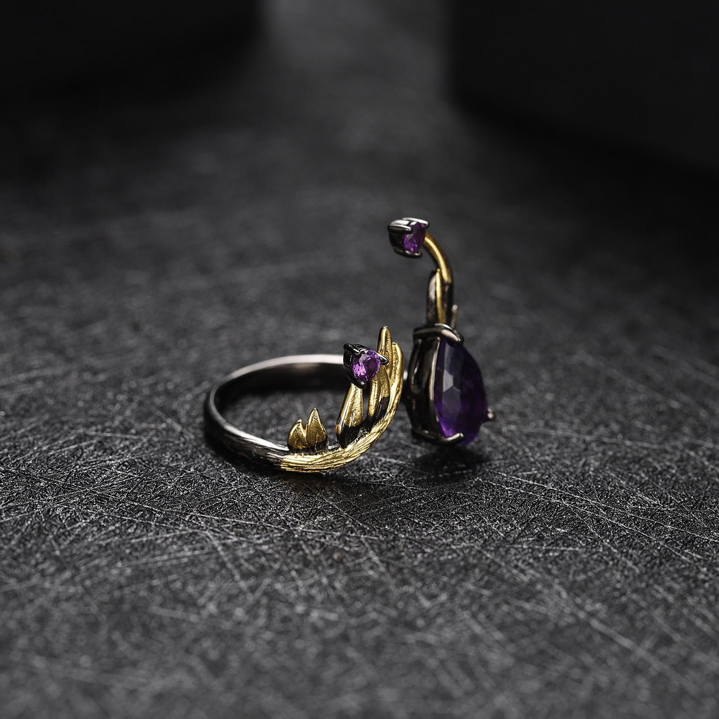 Anello Feather Amethyst