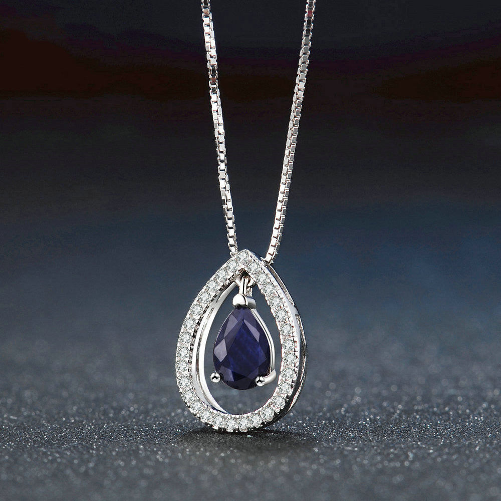 Collana Sapphire Drop