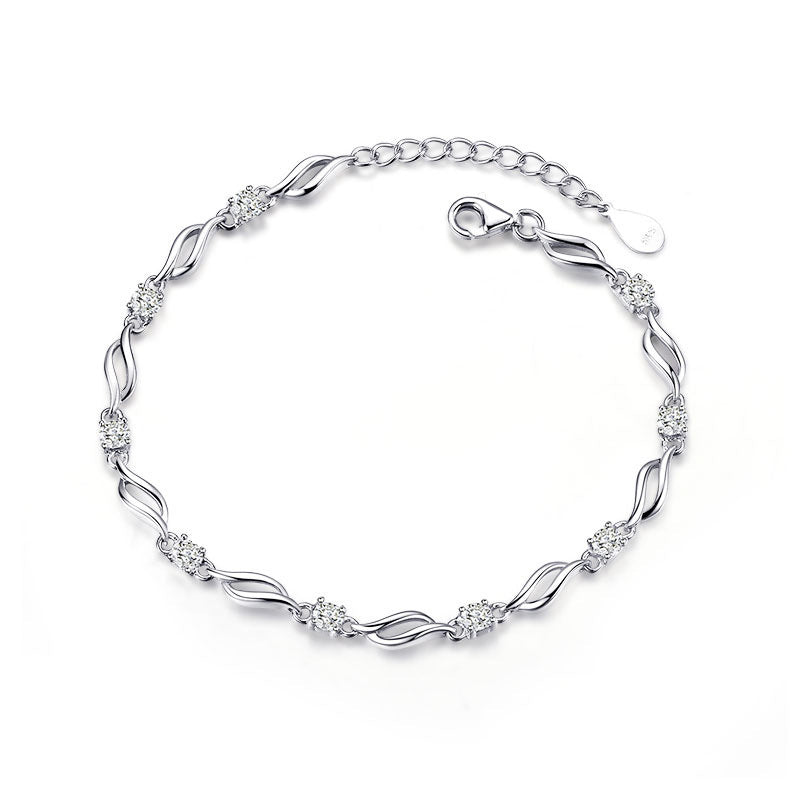 Bracciale Argento con Zirconi