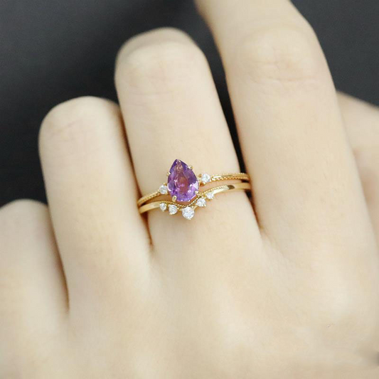 Anello Amethyst Crown