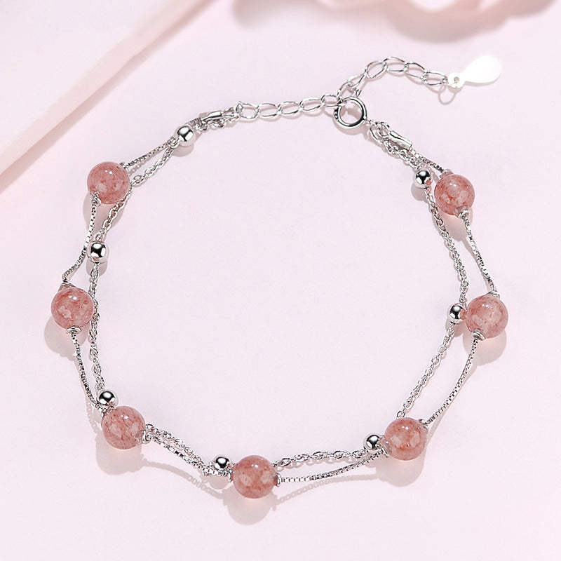 Bracciale Donna Quarzo Fragola