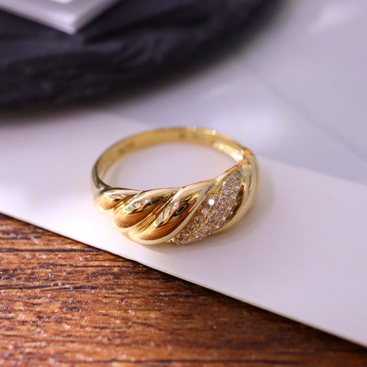 Anello Golden Twist